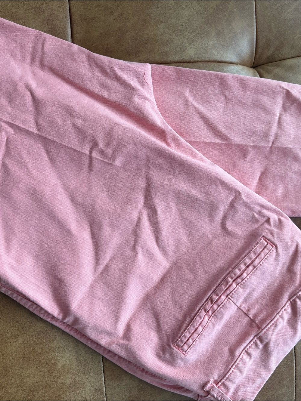 Old Navy Pink Ankle-Length Chino Pants
